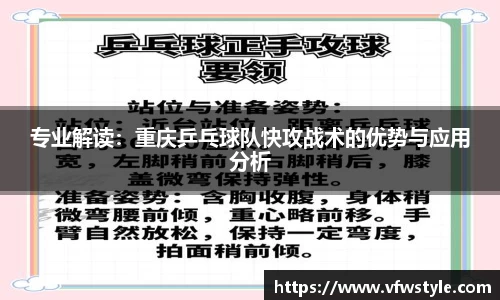 专业解读：重庆乒乓球队快攻战术的优势与应用分析