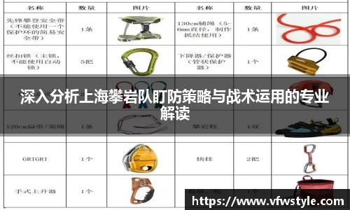 深入分析上海攀岩队盯防策略与战术运用的专业解读