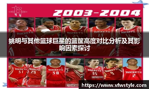 姚明与其他篮球巨星的篮筐高度对比分析及其影响因素探讨
